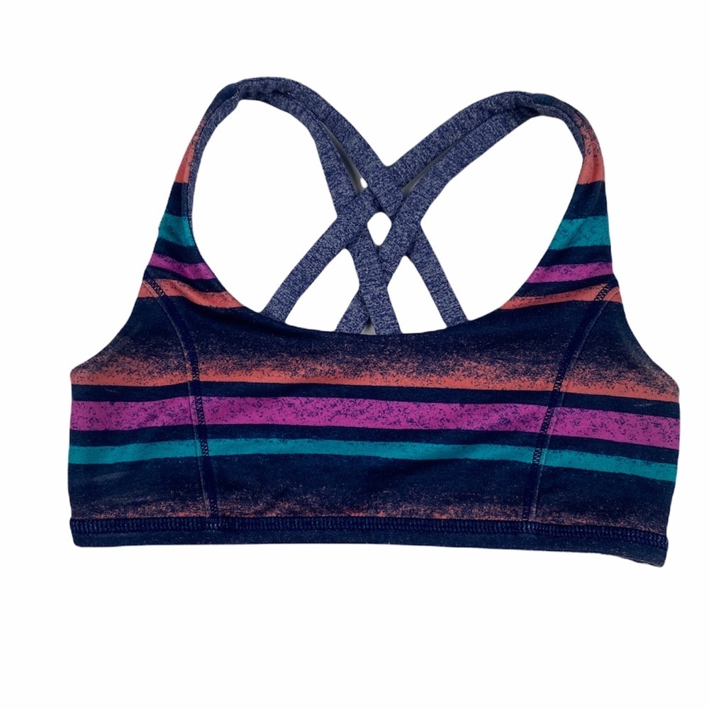 Ivivva by Lululemon Girls Reversible Sports Bra 8